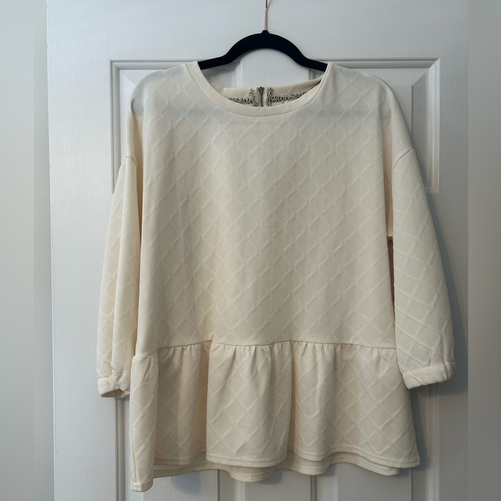 Off White Blouse